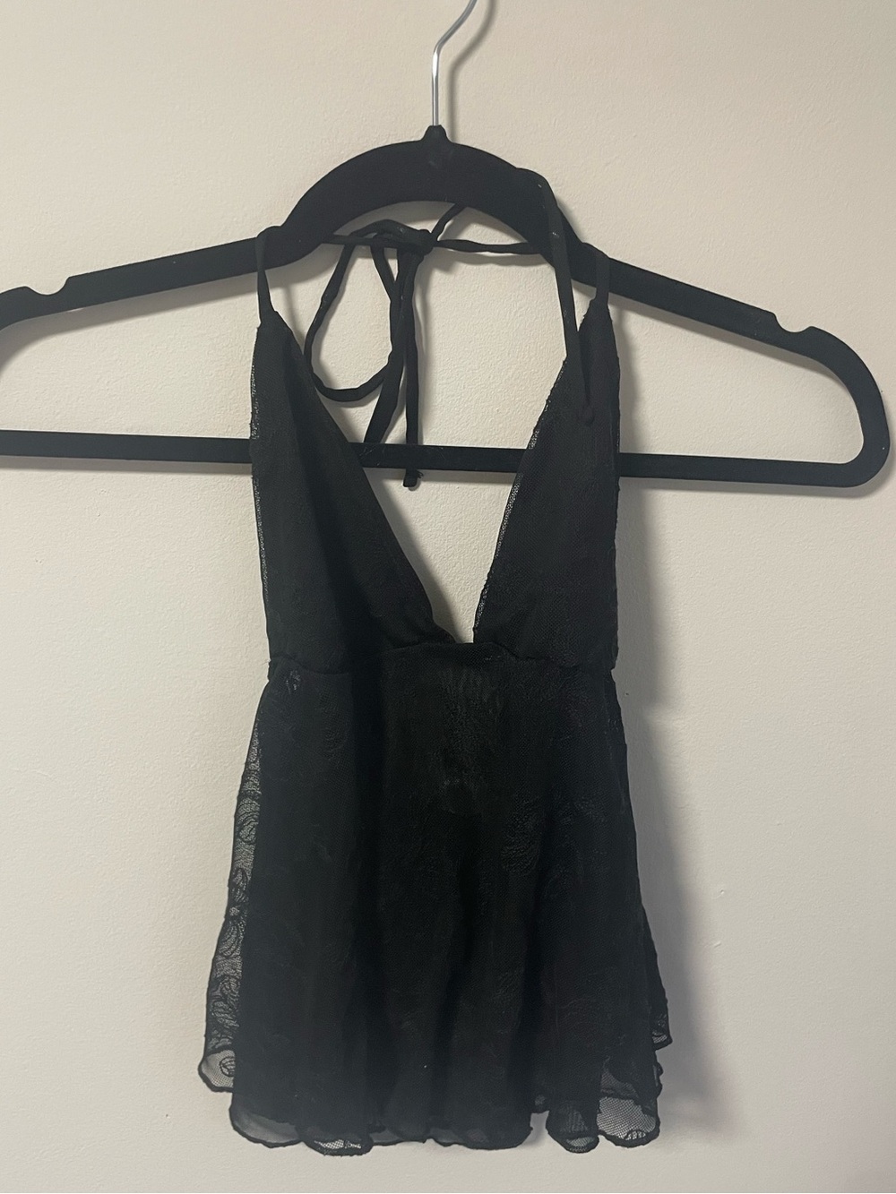 Lacey Black Garage Halter Top